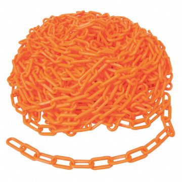 Plastic Chain 2 In x 100 ft Orange