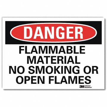 Danger Sign 7inx10in Reflective Sheeting
