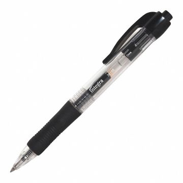 Retractable 0.5Mm Gel Pens Black PK12
