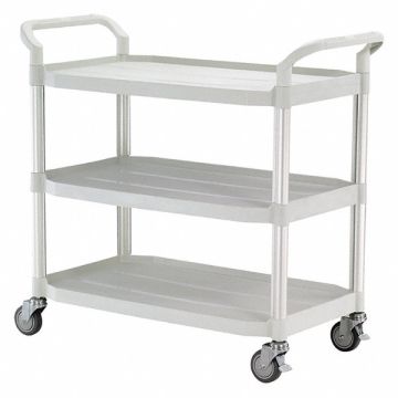 Utility Cart Off-White 39-3/4 in.H