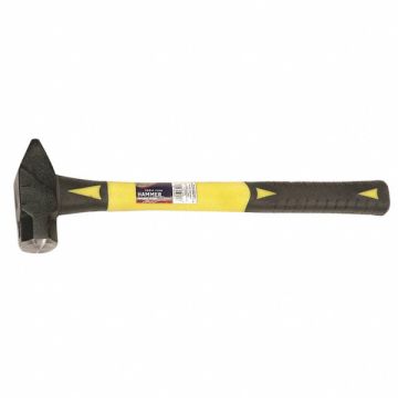 Cross Peen Hammer 15-1/2 L Yellow Handle