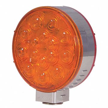 Stop/Turn/Tail Light Round Amber Red