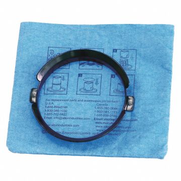 Blue Cloth Reusable Filter w/Clamp Ring