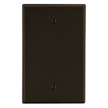 Blank Box Mount Wall Plate Brown