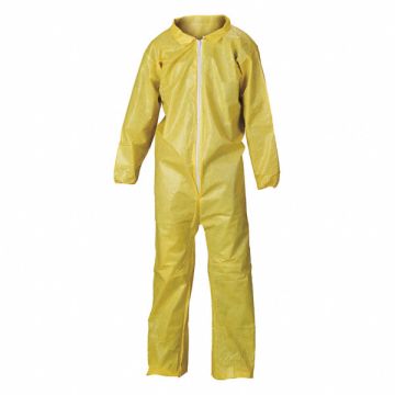 Collared Coverall Elastic Yellow M PK12