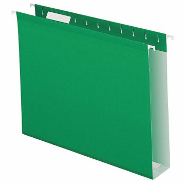 Letter File Folders Bright Green PK25