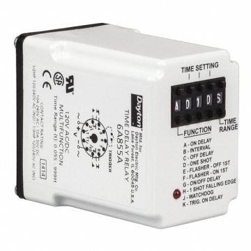 H7785 Time Delay Relay 120VAC 10A DPDT