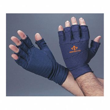 Impact Glove Liner 3/4 Finger Nylon L PR