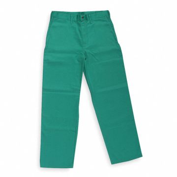FR Treated Cotton Pants Green 50 Waist
