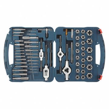Tap and Die Set 5/16 to 3/4 In 58 pc