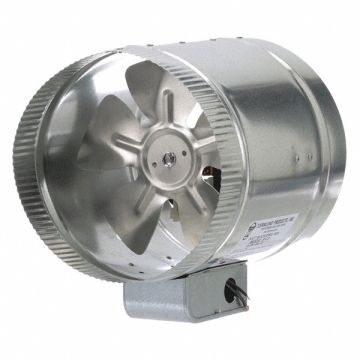Steel 8 D 9 H 8 W Inline Duct Fan