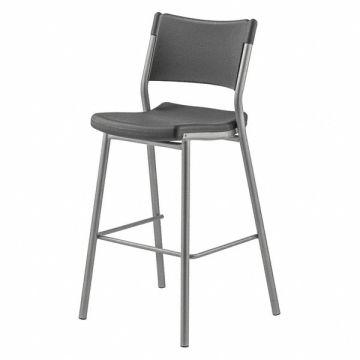 Cafe Height Stool 42 H 17 W Charcoal