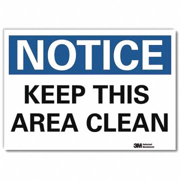 J7181 Notice Sign 10x14in Reflective Sheeting
