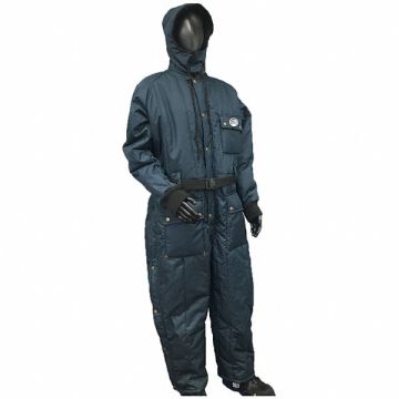 J1422 Coverall with Hood L Navy Nylon