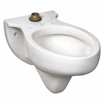 Toilet Bowl Elongated Wall Flush Valve