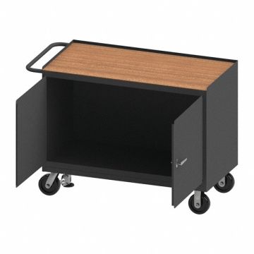 Mobile Cabinet Bench Hardboard 48 W 24 D