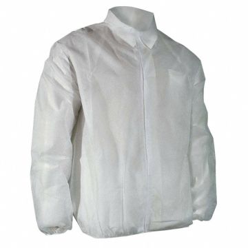 Disp Lab Coat White 5XL PK50