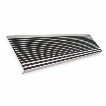 Stair Tread Black 36in W Extruded Alum