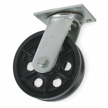 V-Groove Track-Wheel Plate Caster Swivel