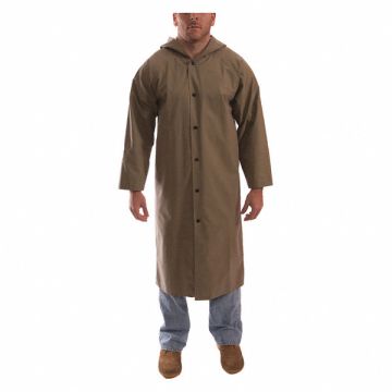 Flame Resistant Rain Coat Tan XL