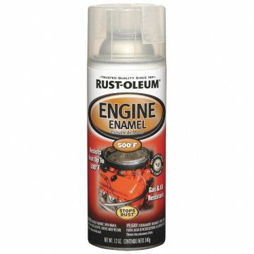 Engine Enamel Clear 11 oz Spray