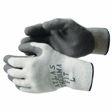 Coated Gloves Gray/White L PR