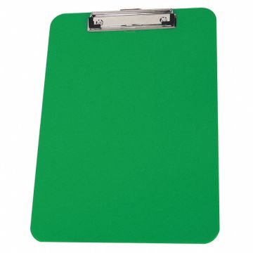 Clipboard Letter Size Plastic Green
