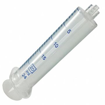 Syringe 20mL Luer Lock Plastic PK100
