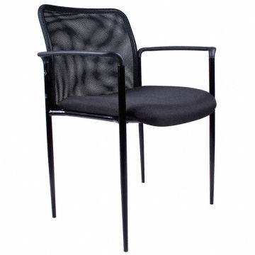 Guest Chair Mesh Back Black 33 in.