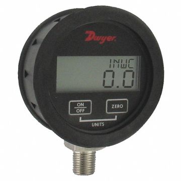 K4246 Digital Vacuum Gauge 3 Dial Size Black