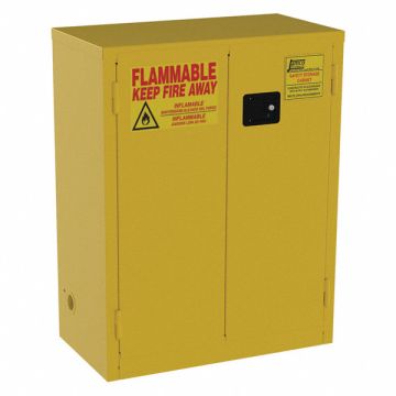 Flammable Safety Cabinet 28 gal Yellow