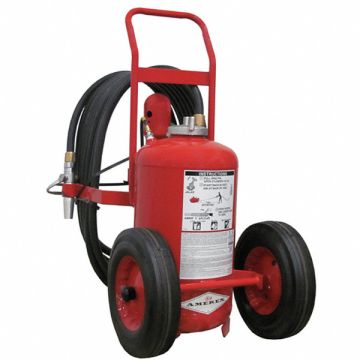 Wheeled Fire Extinguisher BC Red