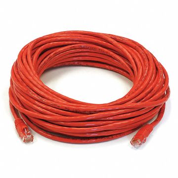 Patch Cord Cat 6 Booted Red 50 ft.