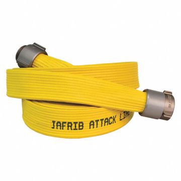 Fire Hose 100 ft Yellow Rubber