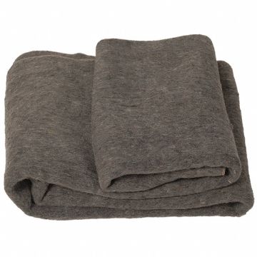 Blanket Gray Woolen Blend 54 in L PK12