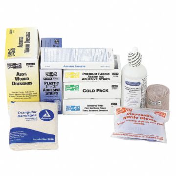 First Aid Kit Refill First Aid 165 pcs.