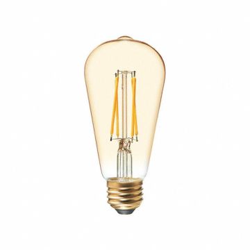 Light Bulbs LED Vintage Amber Glass PK2