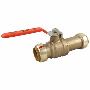 Ball Valve Brass Push-Fit 1 in 200 psi