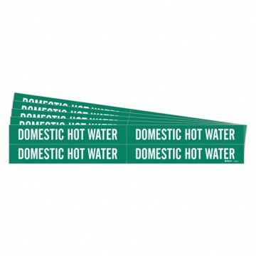 Pipe Marker Domestic Hot Water PK5