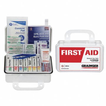 First Aid Kit Bulk White 57 Pcs 10 Ppl