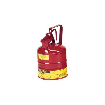 ype I Safety Can W/Trigger-Handle For Flammables, 1 Gallon, Steel, Red
