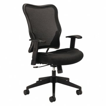 Chair Hi-Back Mesh Fab Black