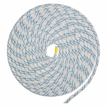 Rope 3/8 Dia PES Arborist Wht 600 ft