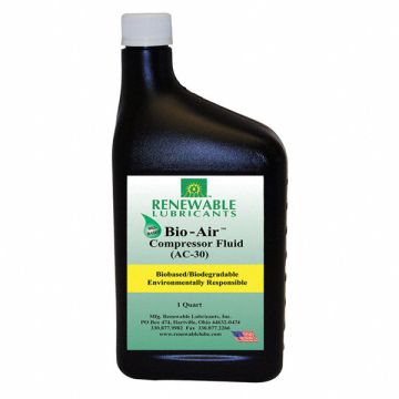 Compressor Oil 1 qt Bottle 30 SAE Grade