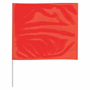 Marking Flag 18  Red PVC Staff PK50