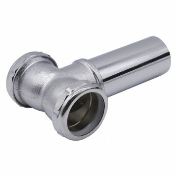 Center Outlet 1-1/2 Pipe dia. Chrome
