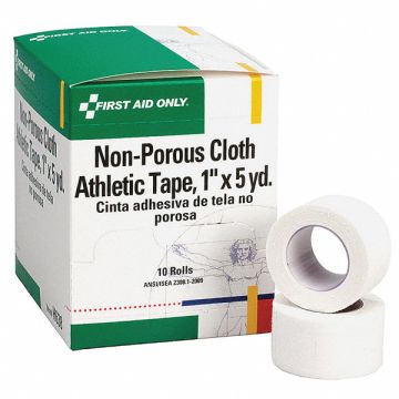 Athletic Tape White 1 W 5 yd. L PK10