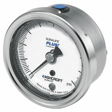 D1021 Pressure Gauge 0 to 30 psi 2-1/2In 1/4In