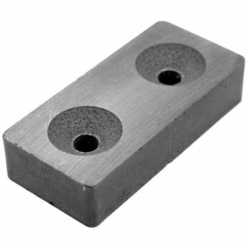 Block Magnet 2 holes 3 lb Pull