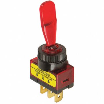 Toggle Switch SPST 1/4 Male Terminal